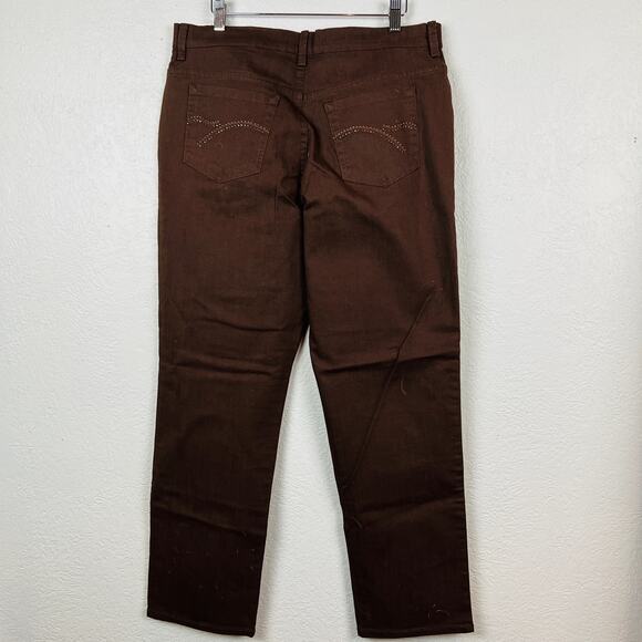 NEW! Gloria Vanderbilt Amanda Jeans Classic Tapered Fit Brown - 14 - Picture 3 of 4